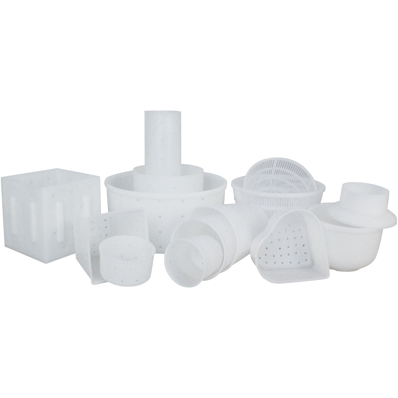 Onlineshop - Käseform-Vorteilspackung - Set  - Käseherstellung