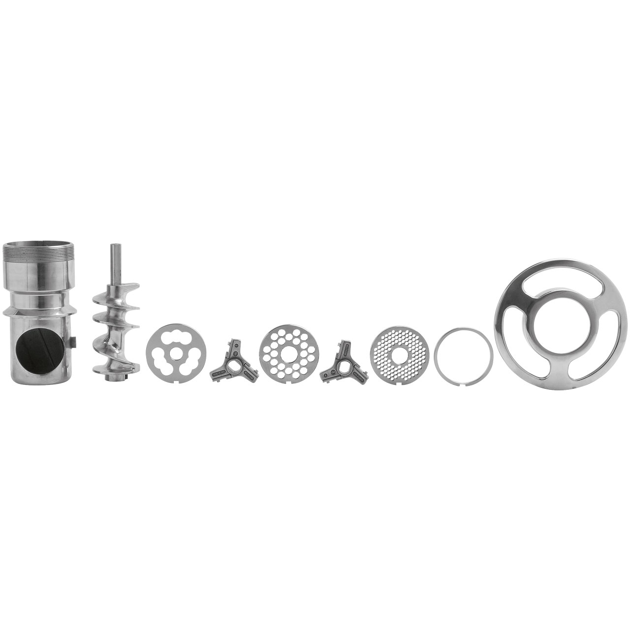 Fleischwolf elektrisch TS 22 Inox mit doppeltem Vorschneider - Onlineshop