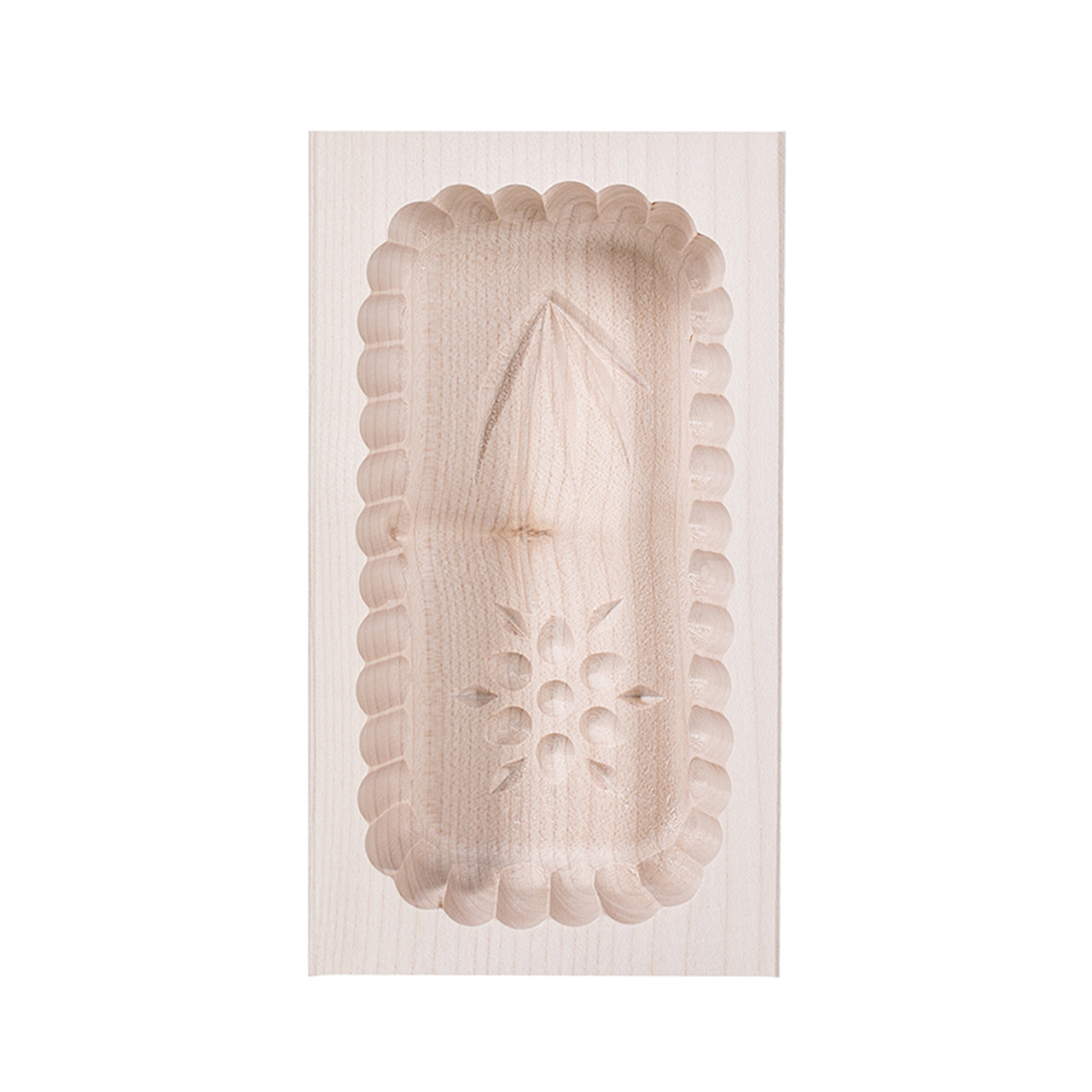 Onlineshop / Buttererzeugung - Buttermodel 250g aus Holz - Butterherstellung