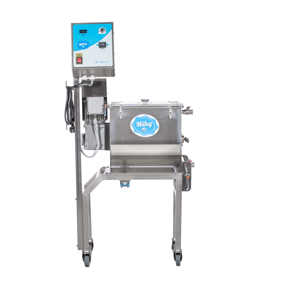 Milky Buttermaschine FJ 32, 230V mit Kippmechanismus