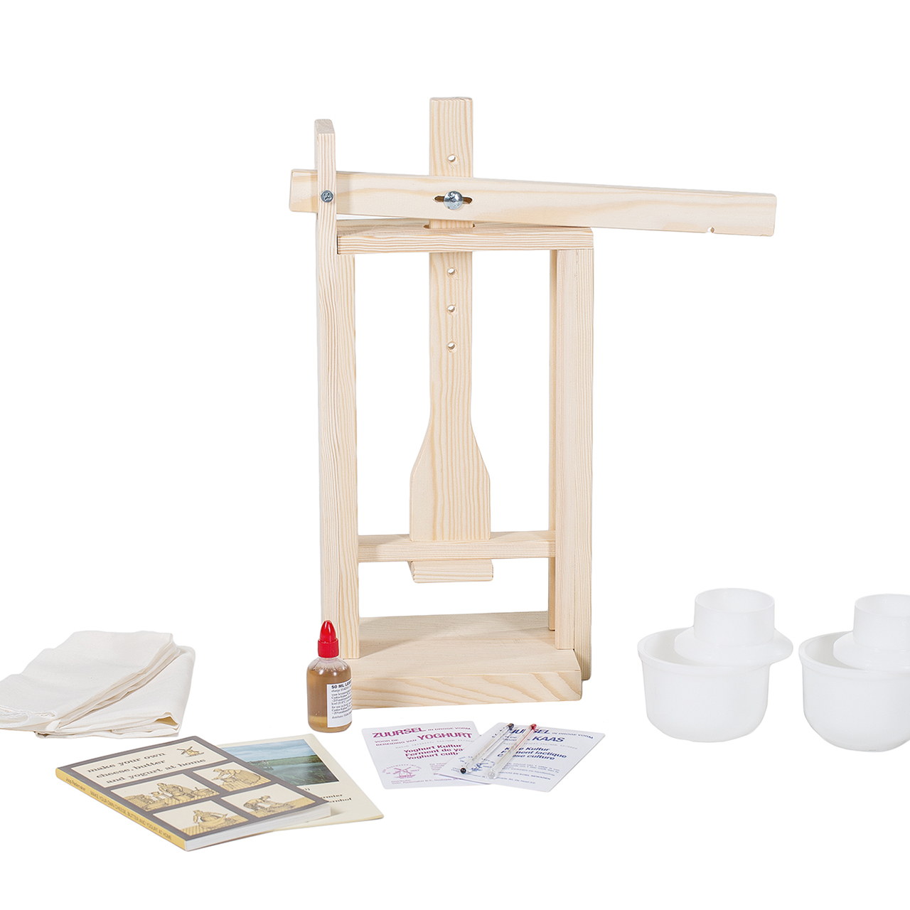 Agrar Onlineshop für Käsemach-Hobbyset mit Presse - Käseerzeugung