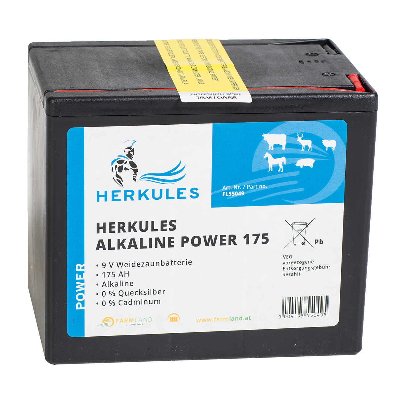 HERKULES Alkaline Super 175 Weidezaunbatterie