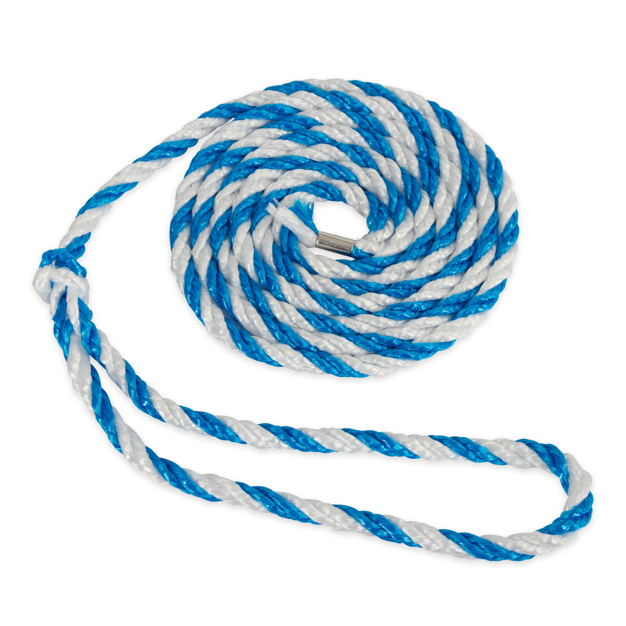 Viehtransportstr.bl-weiß 320cm, m. großer Schlaufe