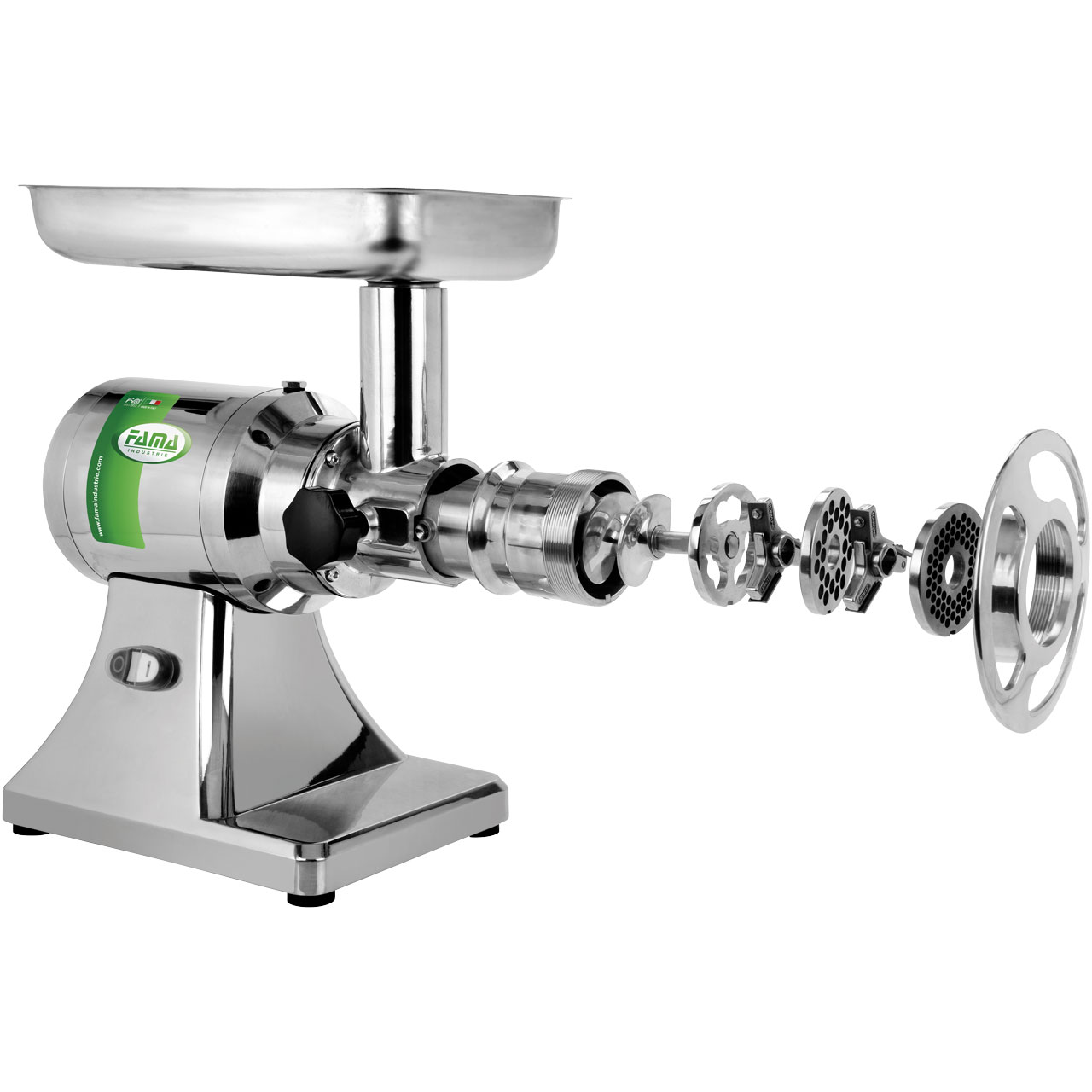 Fleischwolf elektrisch TS 22 Inox mit doppeltem Vorschneider - Onlineshop