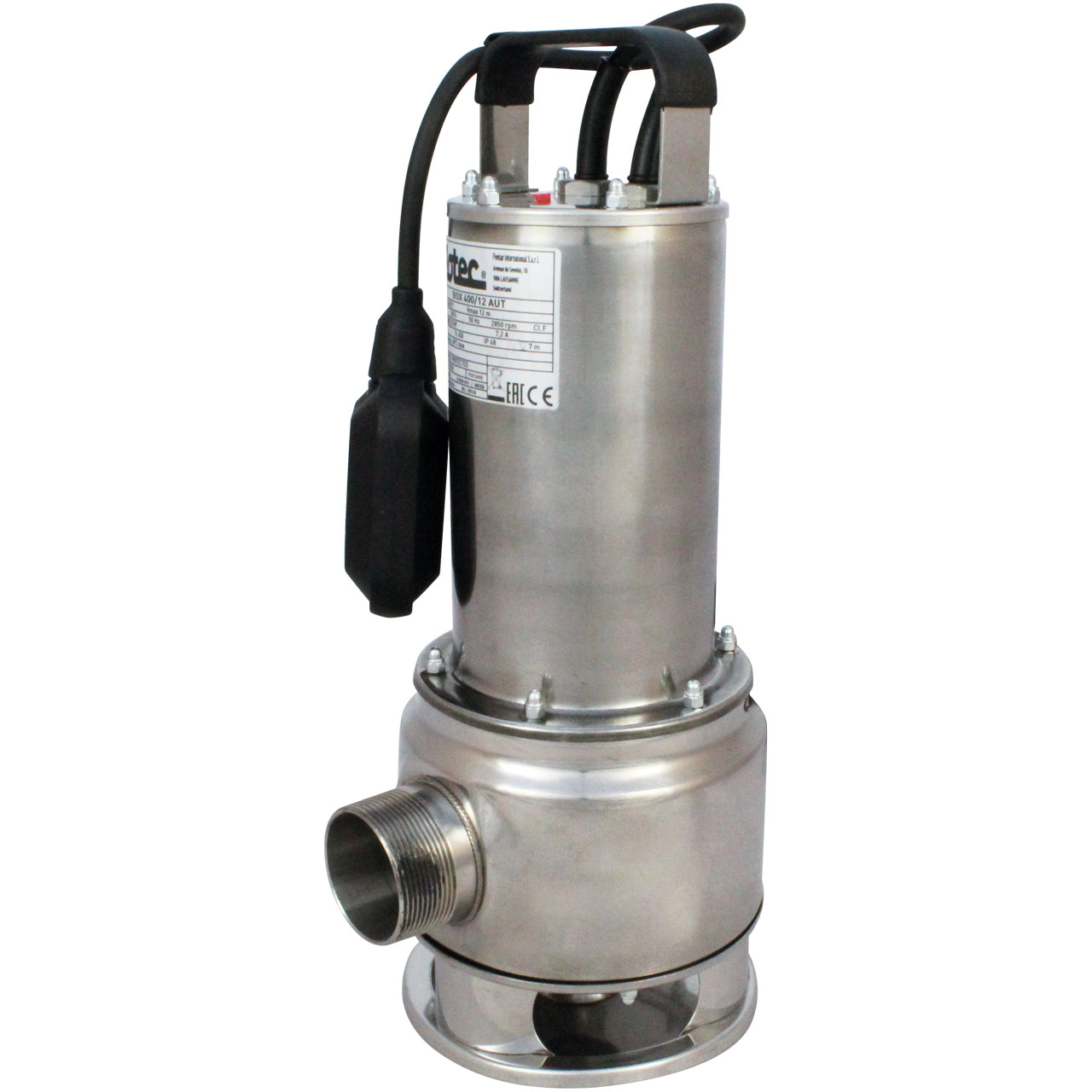 Tauchpumpe Biox 200/8 Auto - Fäkalientauchpumpe Biox - Edelstahlpumpe