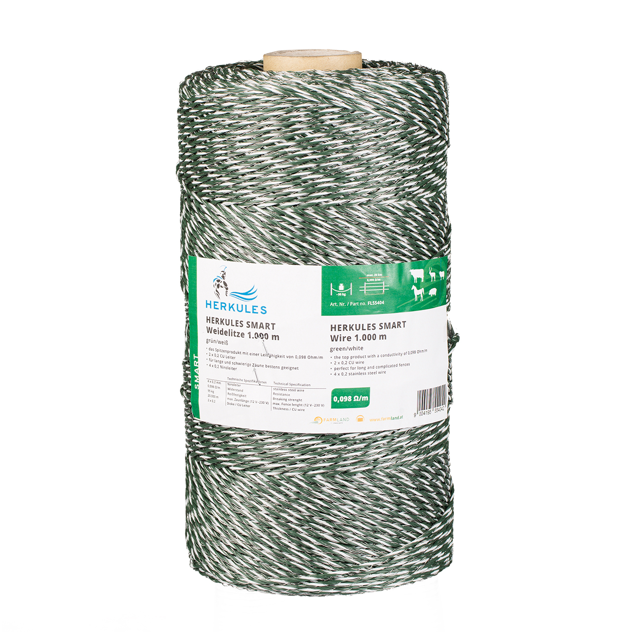 HERKULES SMART Wire 1000 Turbo Weidelitze, 1000 m - Weidebedarf