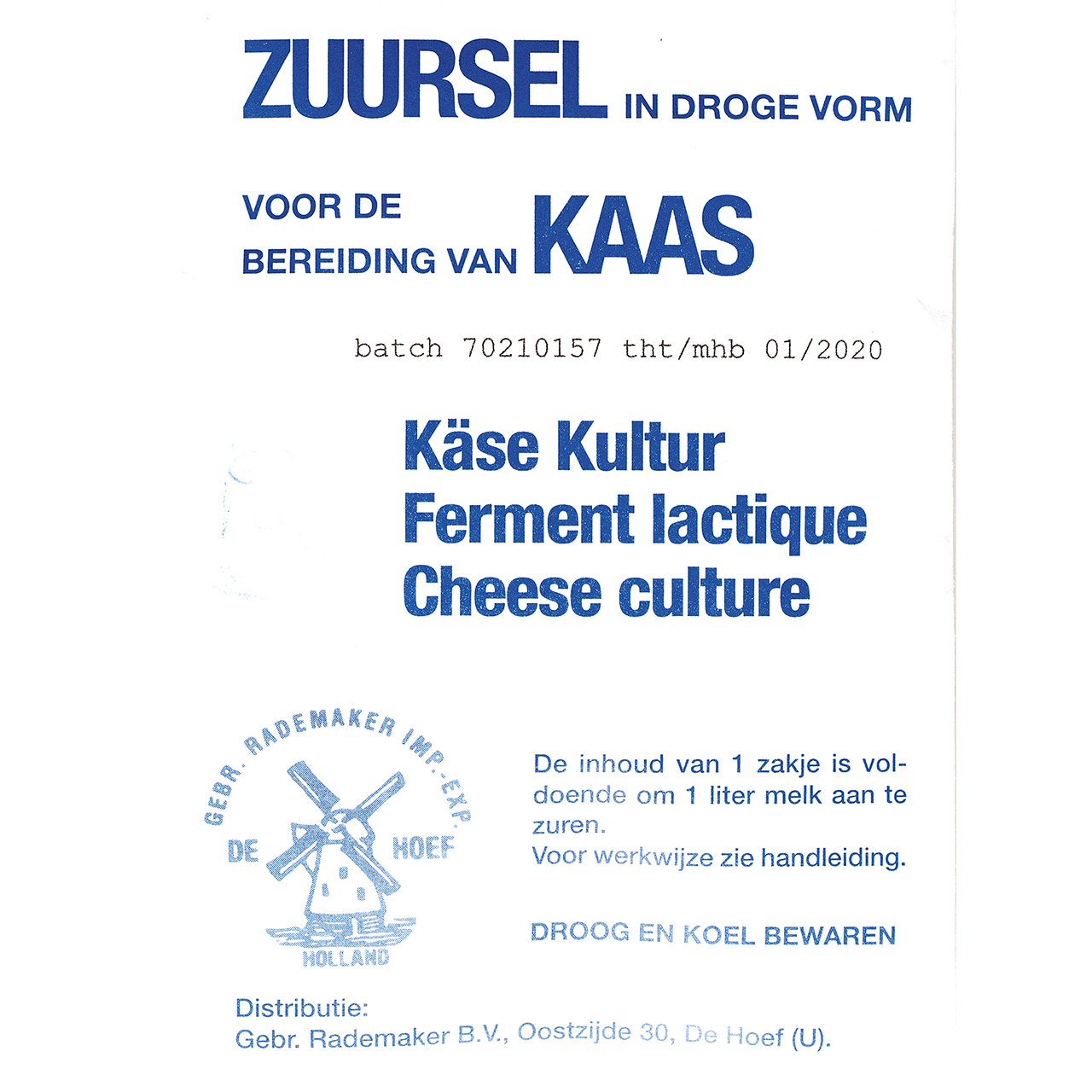 Agrar Onlineshop - Käsekultur - Käseproduktion - Sauermilchkäse