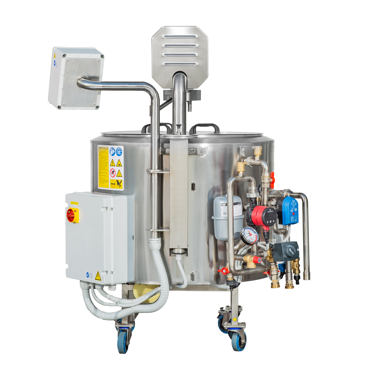 Milky FJ 200 CT Joghurt- & Mehrzweckkessel (Pasteurisator), geschlossenes System, 400V